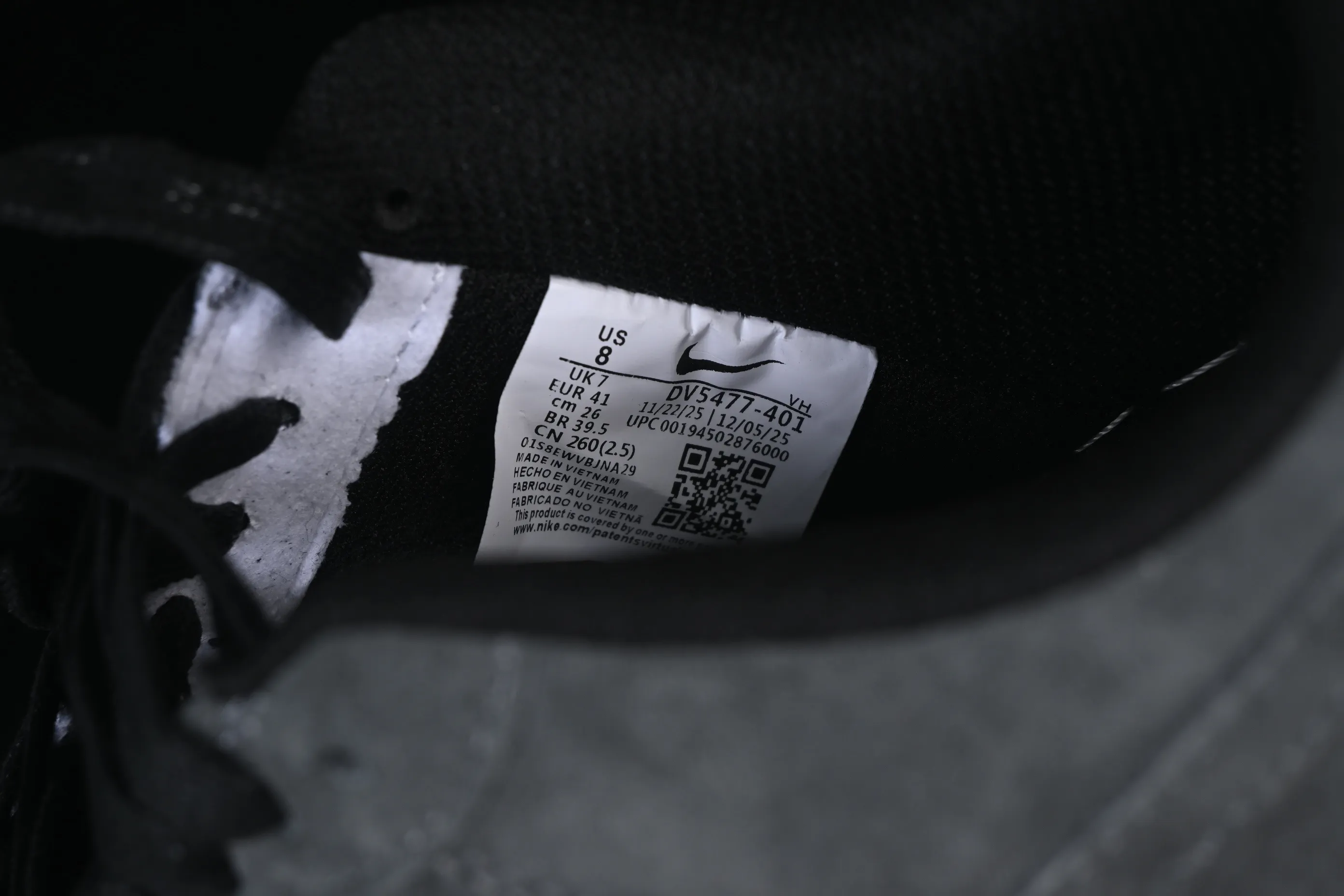 All categories Nk Air Force 1 Air Force series Nk Air Force 1 Low Air Force low-top Nike Air Force 1'07 Low Stussy co-branded charcoal gray elegant white Air Force 1 low-top casual sneakers DV5477-401